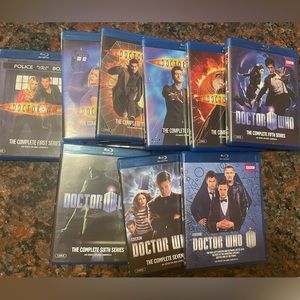 Doctor Who series 1-7 blurays + bonuses and specials
